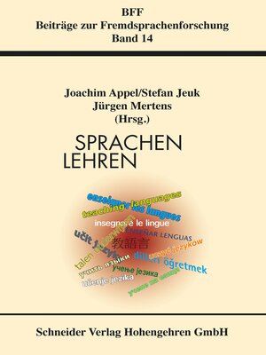 cover image of Sprachen Lehren
